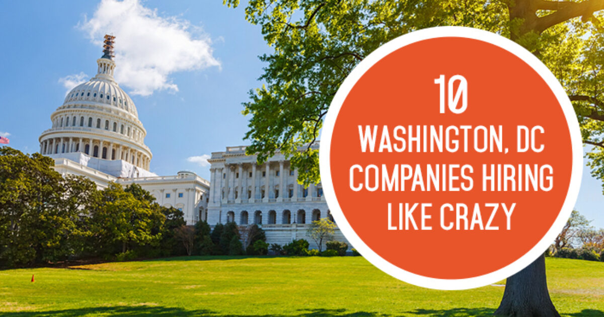 10 Washington DC Companies Hiring in September | The Muse